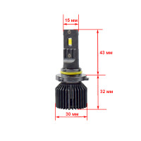 LED лампи Cyclone HB3(9005) 6000K Type 45